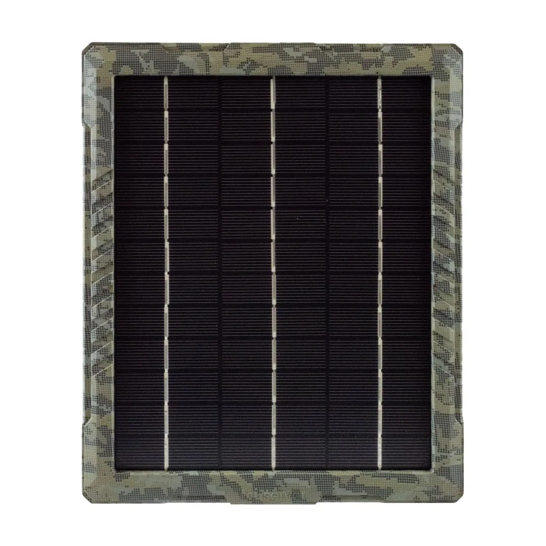 ICUserver ICUsun Panneau Solaire pour caméras de surveillance de la faune - 5,4 Watts - sécurisé et résistant aux intempéries - inclus chargeur