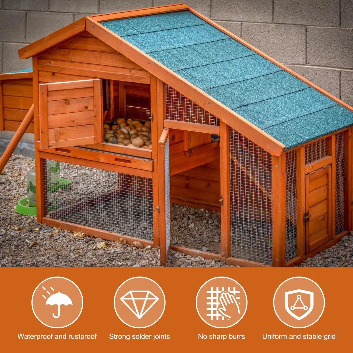 Grillage galvanisé à chaud de 61 cm x 15,2 m - Grillage de soudure 19GA - Clôture d'élevage d'extérieur - Clôture de volaille - Clôture de jardin