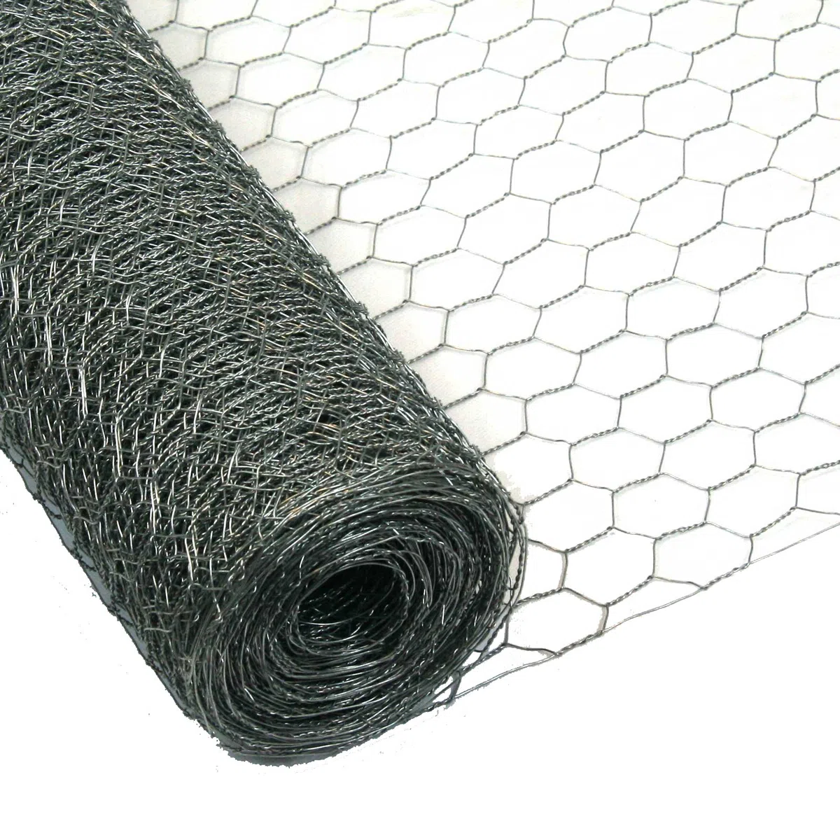 Garmix Grillage à Poule & Lapin | Clôture Poulailler | pour Enclos Parc Jardin | Fils de Fer Galvanisé, Maille Hexagonale 25mm, Épaisseur 0,8mm (120cm x 50m)