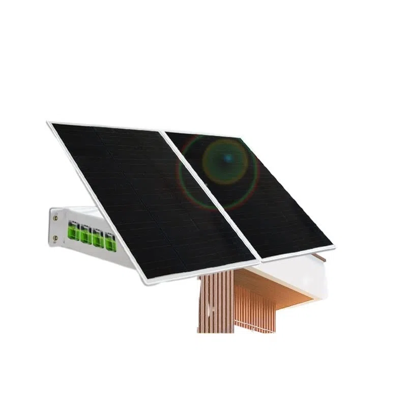 Panneau solaire, Pas D'électricité Et Pas De Réseau Système D'alimentation De Caméra De Surveillance Solaire Équipement Étanche Extérieur Carte De Batterie Lithium 40W Pour camping-car, caravane, véhi