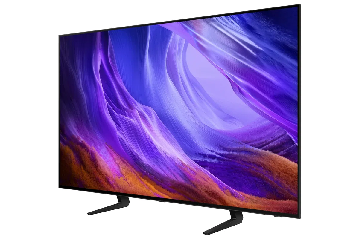 Samsung Téléviseur OLED S85H 4K 48" (122 cm) jusqu'à 120 Hz, anti-reflets avec design OLED FloatLayer avec cadre en métal, montage mural encastré, Dolby Atmos, AI Companion, Smart TV