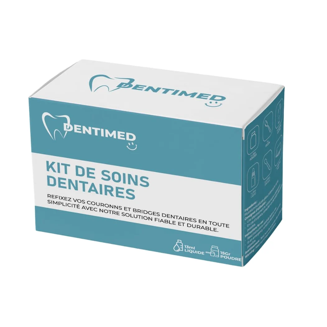 Pansement dentaire pour boucher une carie, obturation d'un trou, un plombage ou amalgame perdus.