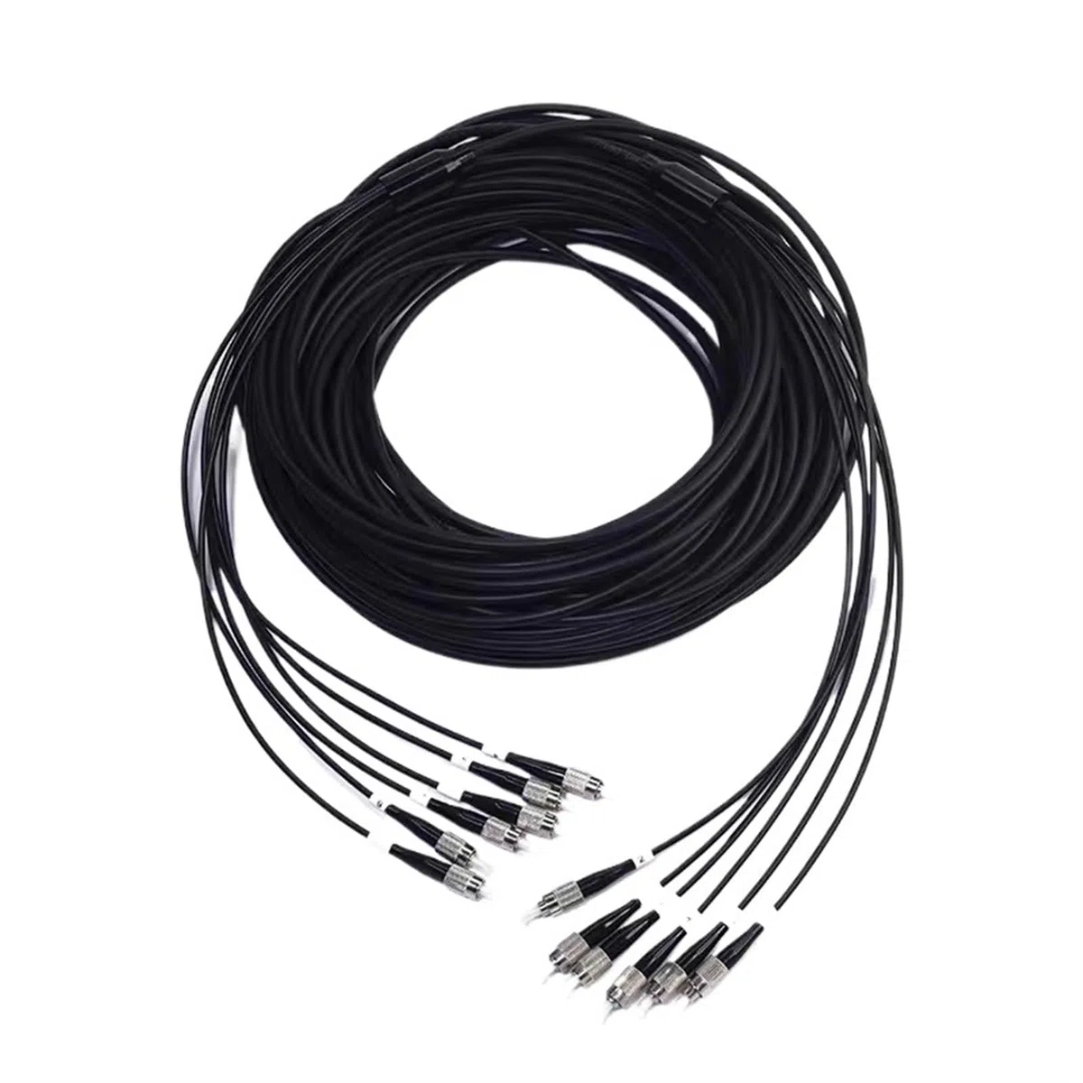 Cordon de raccordement blindé à 6 cœurs, Champ TPU monomode LC SC-FC-St A extérieur LSZH 5mm, Fibre Optique Flexible(300m TPU LC-LC)