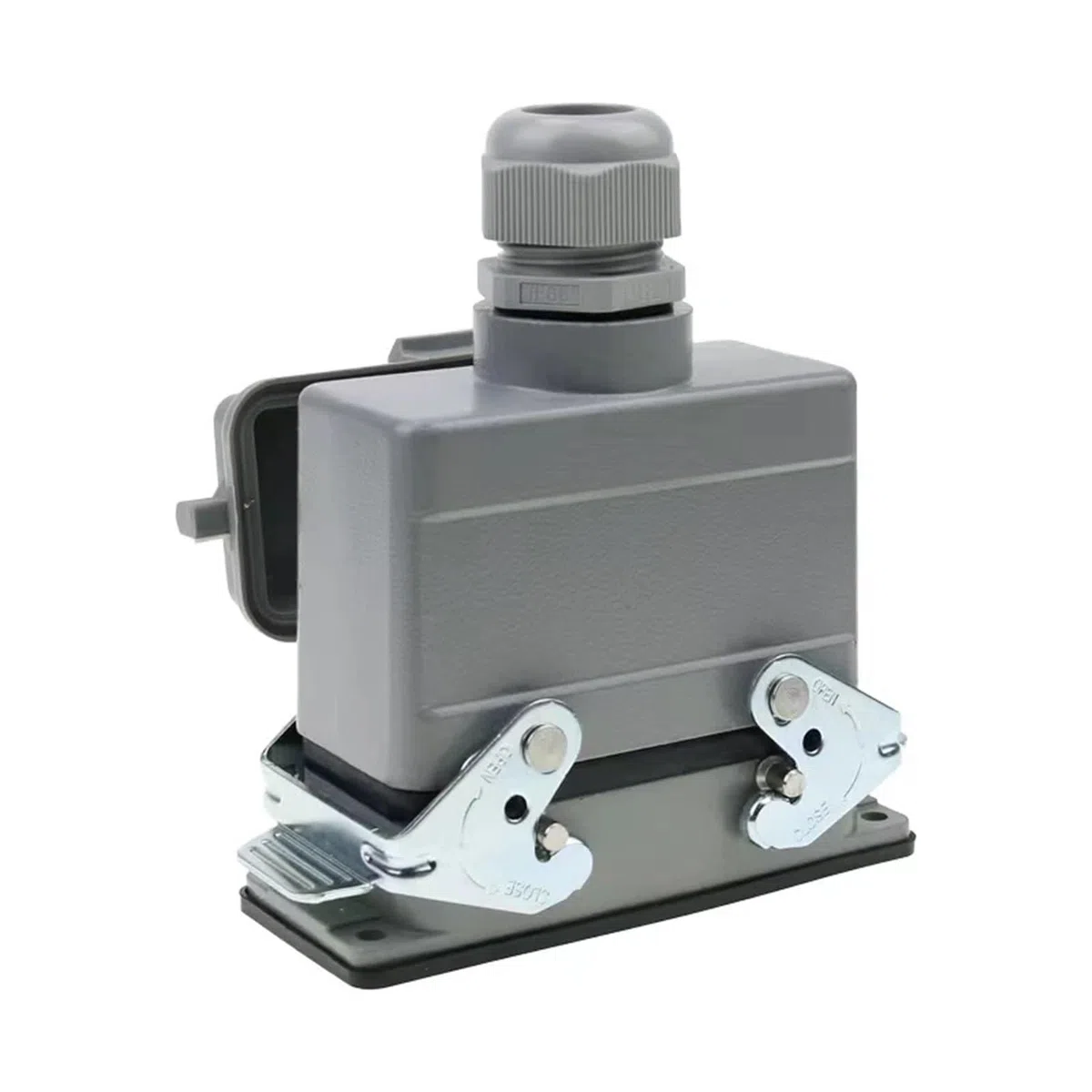 Connecteur rectangulaire robuste HDC-HE-016, 16 broches, prise d'aviation industrielle, 500V, 16a, 1 pièce(16 core top line)